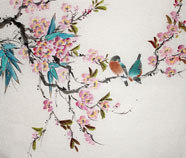 Chinese birds paintings