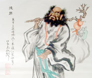 Chinese damo paintings