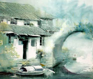 Chinese water township paintings