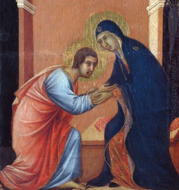 La llegada de los Apóstoles con el fragmento de la Virgen 1311 1