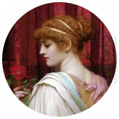 Girl with Red Rose