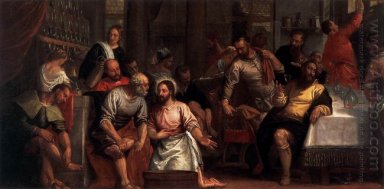 Jezus Wast De voeten van de discipelen