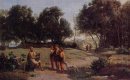 Homer ei pastori in un paesaggio 1845