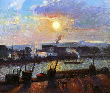 Sonnenuntergang Rouen 1898