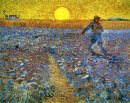 El Sembrador Sembrador con el sol poniente 1888