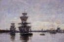 El puerto de Burdeos 1875