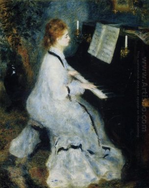 Young Woman At The Piano 1876