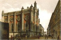 Еврейская храм в городе Леопольд 1860