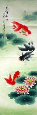 Fish - Peinture chinoise