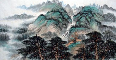 Montagne et de l\'eau - peinture chinoise