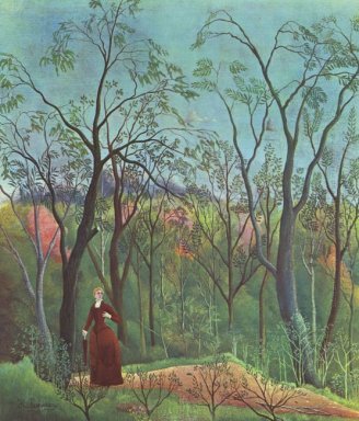 De wandeling In Het Bos 1890