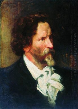 Retrato de Ilja Repin 1902