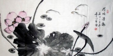 Лотос - китайской живописи