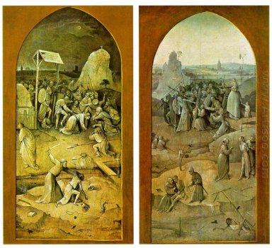Tiptych De Tentación de San Antonio 1506
