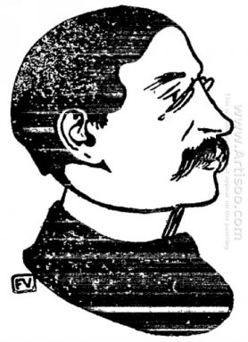 Portret van Frans politicus L Van Blum 1900