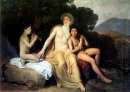 Apollo und Hyacinthus Cyparis Singen und Spielen