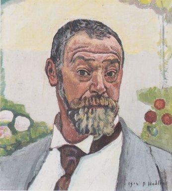 Zelfportret met Rozen 1914