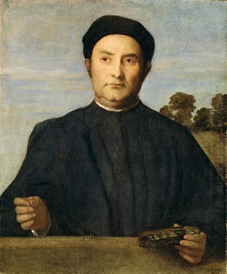 Portrait eines Juweliers Möglicherweise Giovanni Pietro Crivelli