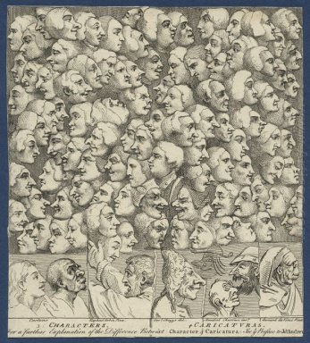 Персонажи и Caricaturas 1743