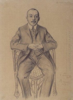 Portret van D S Stelletsky 1907