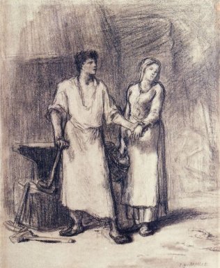 Der Schmied und seine Braut 1848