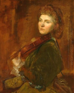 O Retrato do violinista Wilma Neruda AKA Lady Salão