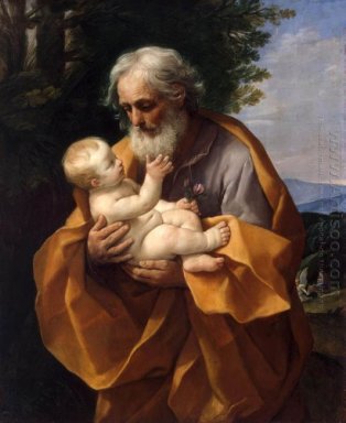St Joseph com o Jesus infantil