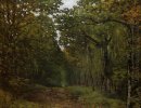 avenue of chestnut trees near la celle saint cloud 1867