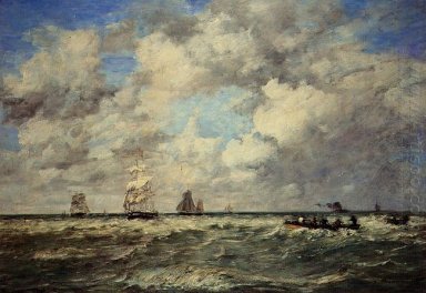 Seascape Les Lamaneurs 1884