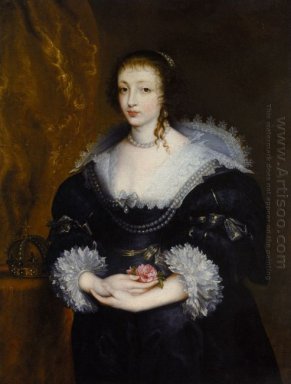 retrato de la reina Enriqueta María