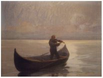 Violinist in a Boat