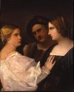 Две женщины и мужчина Трио 1510