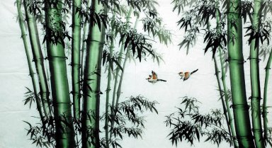 Pintura china - Bamboo