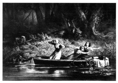 Capture of the Daughters of D. Boone and Callaway by the Indians