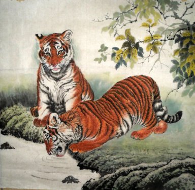 Tiger - la pintura china