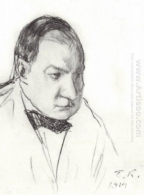 Portrait Of N G Aleksandrov 1914