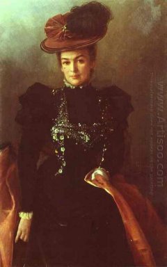 Porträt einer unbekannten Frau 1886
