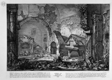 Le Antiquités T Plate Ix plan romaine 2 de l\'enterrement Chamber