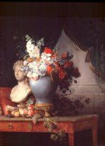 Vase of Flowers with a Bust of Flora