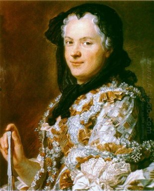 Portrait de Marie Leszczyńskiego Ska reine de France 1748