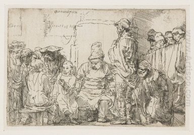 Kristus sittande Tvist With The Doctors 1654