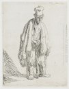 Tiggare i en hög Cap Standing 1629