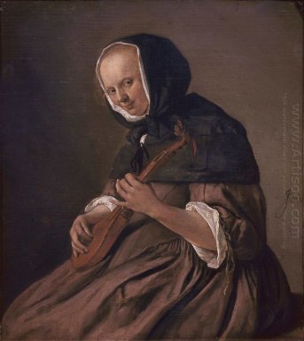 Femme jouant le sistre