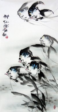 Fish - Peinture chinoise