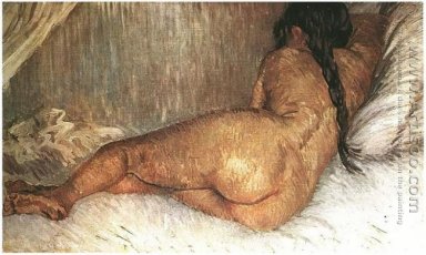 Femme nue allongée de dos