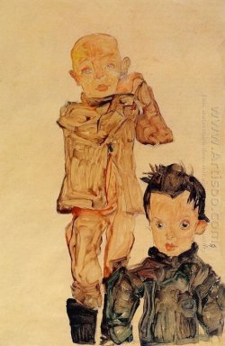 zwei Jungen 1910