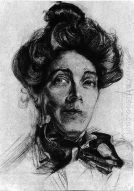 Artista S esposa Nadezhda Zabela 1905