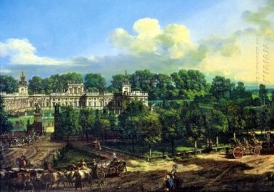 Wilanów Palace Sett från ingången 1776