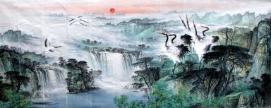 Montagne et de l\'eau - peinture chinoise