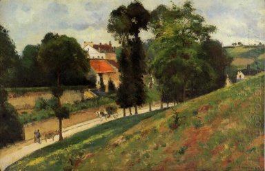 a estrada Saint Antoine em l eremitério Pontoise 1875
